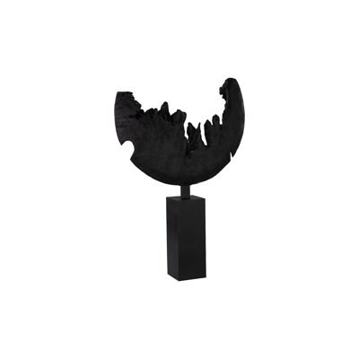 Broken Moon Statue, Resin