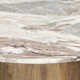 Mellonia Round Genuine Marble Dining Table