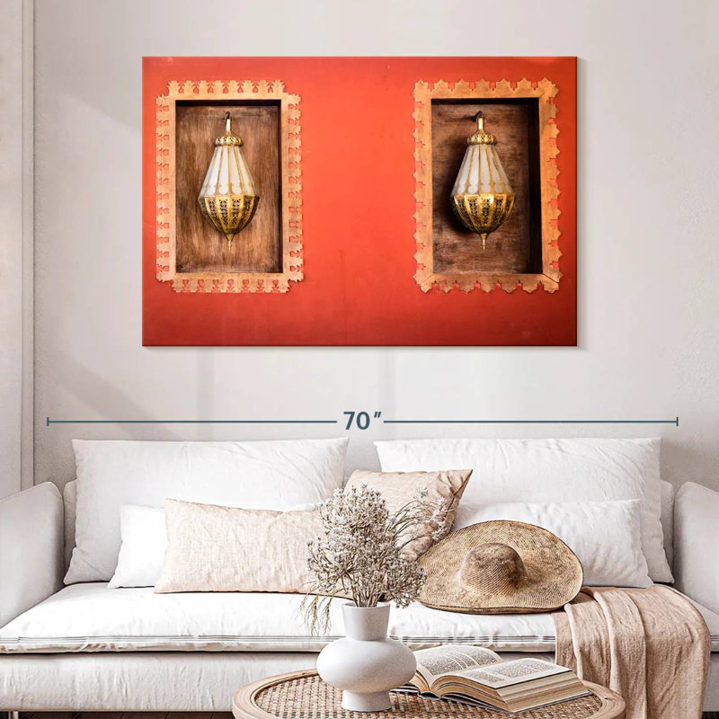 Lampes murales marocaines Kerner, H 32 po x l 48 po