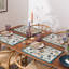 Mataram Polyester Blend Abstract Rectangle Placemat