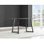 Marble Effect Melamine Dining Table and Chairs - 4 Luxury Faux Leather Dining Chairs-87462797