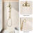 Brushed Gold Shower Kit - 8" Rainfall & Handheld With Sleek Design In-118034666