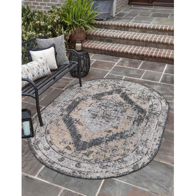 Tapis d'intérieur / extérieur oriental Susan