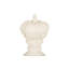 King Chess Sculpture, Cast Stone White, Small