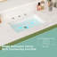 Meuble-lavabo moderne de 48 po avec comptoir en pierre de quartz, lavabo en céramique, dosseret inclus