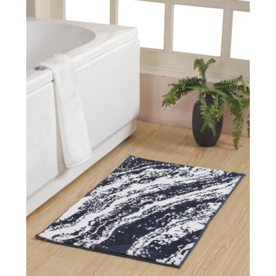 Chesapeake Marble Micro Knitted Bath Rug - 24"x40"