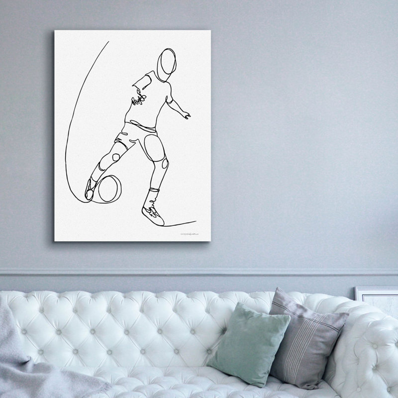 Toile épique «Goals» par Kamdon Kreations, 40 po x 54 po