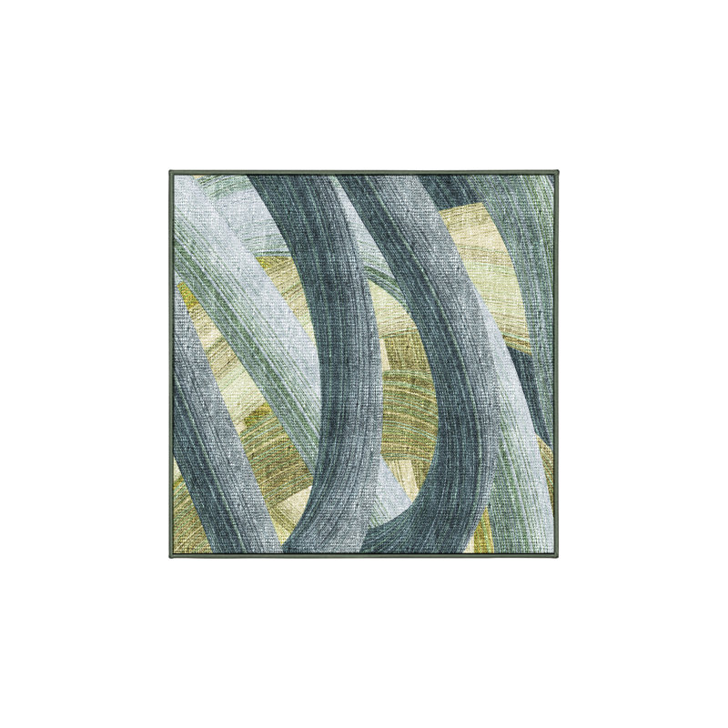 Jaimie Hand Loomed Washable Abstract Indoor Rug, Square 5'
