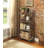 Antique Oak & Sandy Gray Finish Bookshelf-2085940527