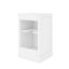 Meuble-lavabo de 20 po avec lavabo, conception peu encombrante avec porte à fermeture silencieuse, support de rangement double couche et support réglable-226429756