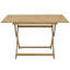 6 - Person Wood Patio Dining Set with Round Table