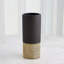 Java Vase-Matte Black/Gold Metallic-Sm-1887185476