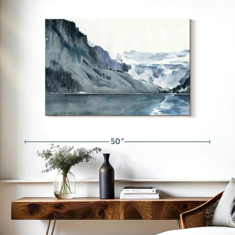 Alvord Winter Fjords I, 26" H x 39" W