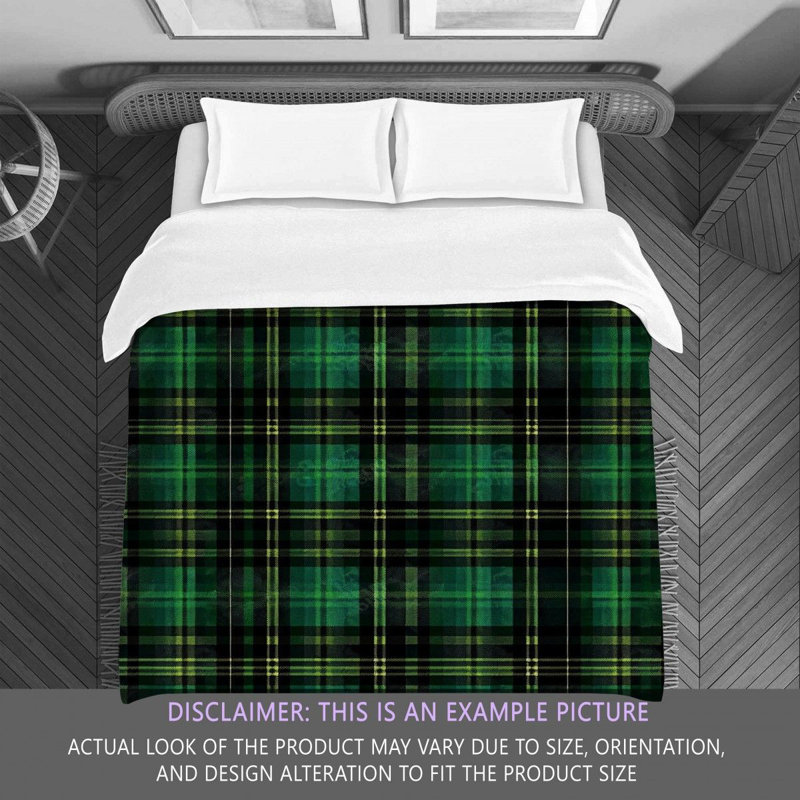 Polyester Plaid Comforter, Twin Comforter