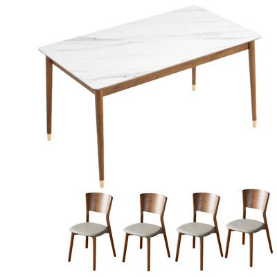 Nahsir Four Leg Dining Set