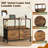 3 Drawer Mobile File Cabinet, Rolling Printer Stand With Storage Shelf, Fabric Lateral Filing Cabinet Fits A4 Or Letter Size, Adjustable Shelf For Home Office-1167252789
