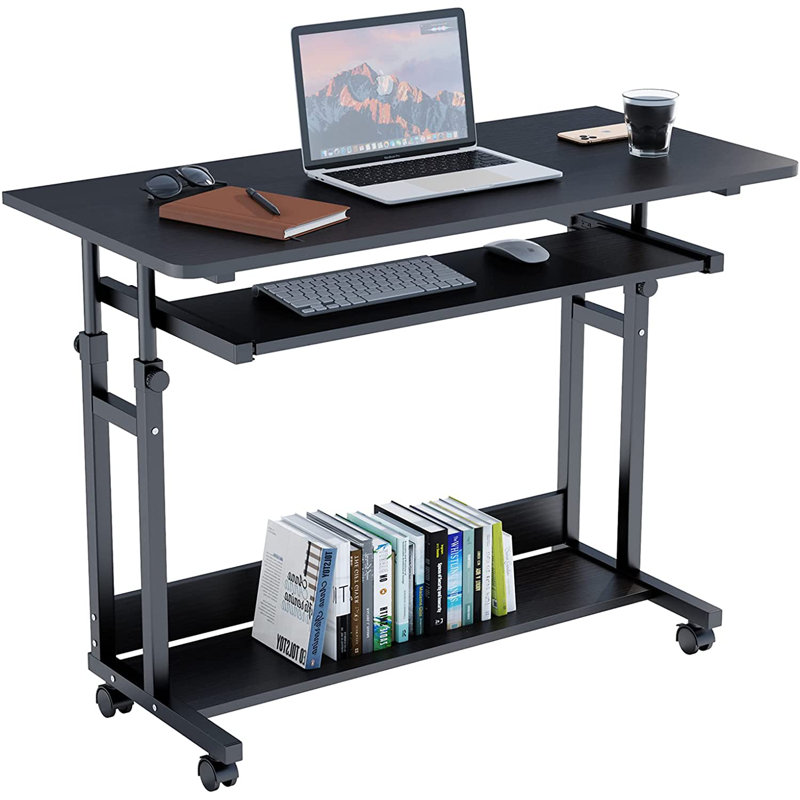 Adjustable Computer Desk, Black