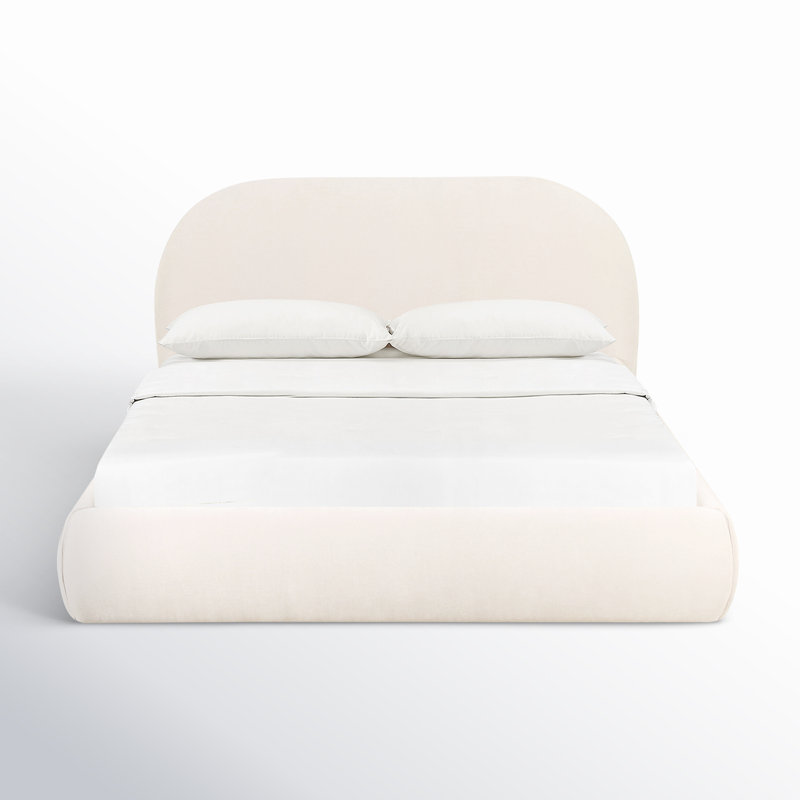Gayla Velvet Upholstered Bed Frame, King