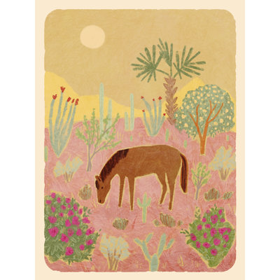 Horse Of The Southwest II by Victoria Barnes - Wrapped Canvas Print