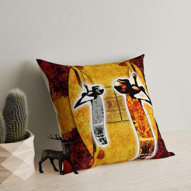 Premium Washable Cushion, 17.0 x 17.0 Inches, 50% Cotton / 50% Polyester, Silicone Filling, Concealed Zip | Soft, Comfortable & Ironable | Perfect for Home Decor, Living Room & Bedroom Accents