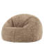 icon Kids Kingston Teddy Fleece Classic Bean Bag, Natural-118322693