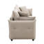 Lit gigogne escamotable en tissu avec rangement-1983963410