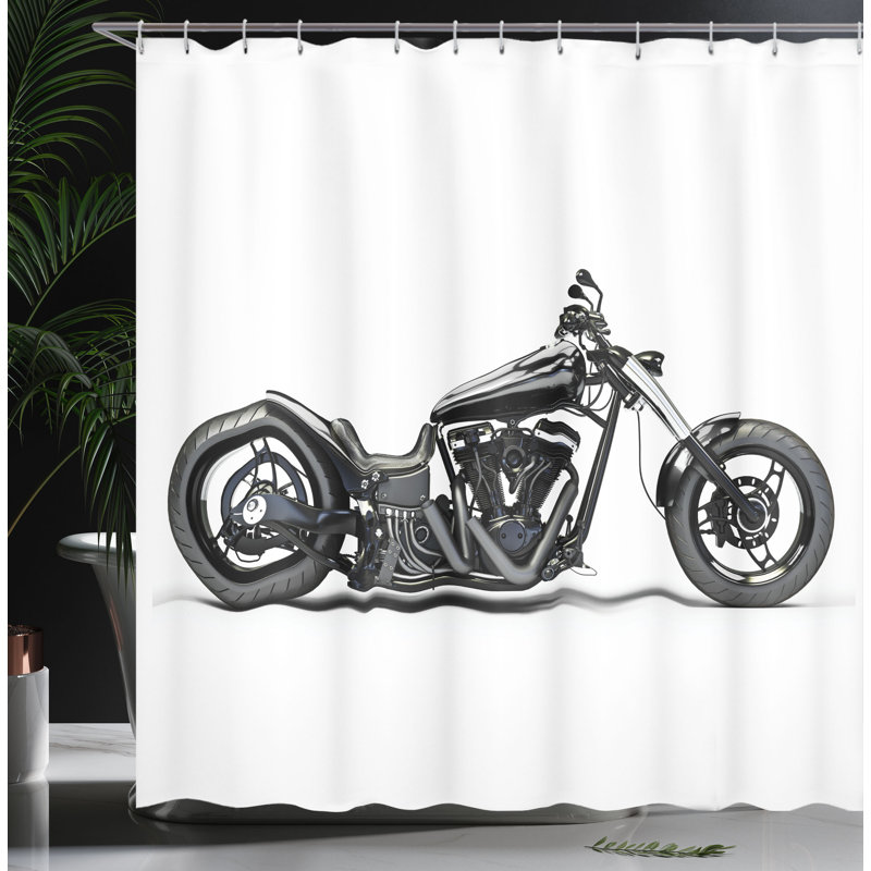 Ensemble de rideau de douche et crochets Manly, H 70 po x l 69 po