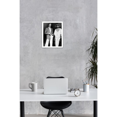 David Bowie and Cher Fashion Icons of the Age  Unframed Photograph