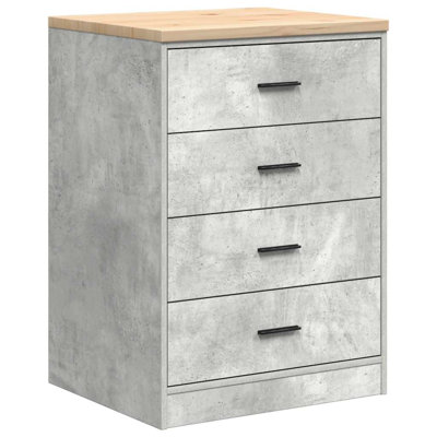Solid Wood Single Storage Cabinet ( 85cm H x 60cm W x 51cm D)