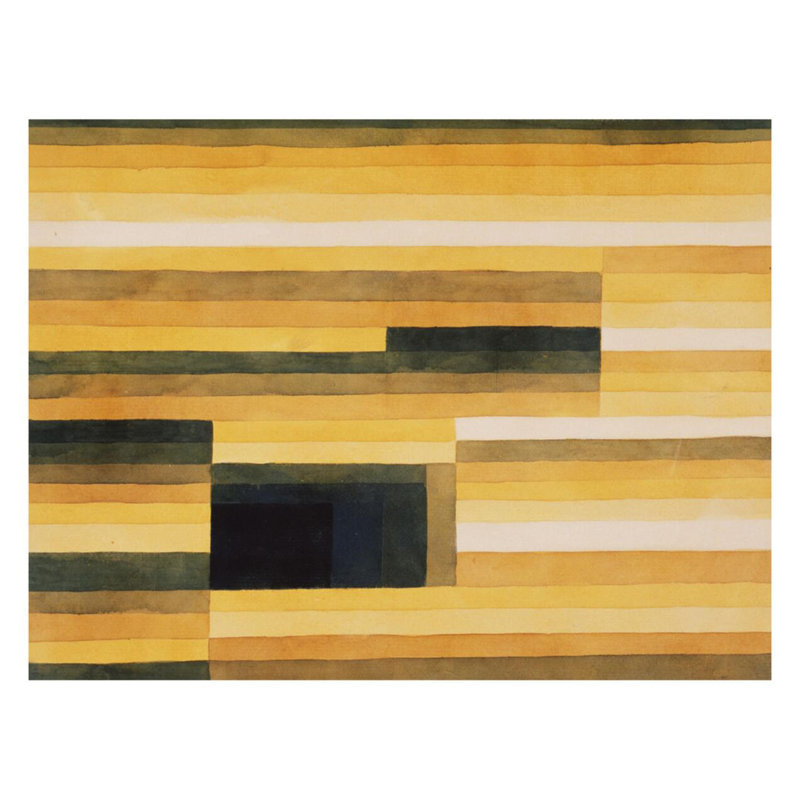 «Felsenkamer» par Paul Klee - estampe numérique, H 22 po x l 28 po