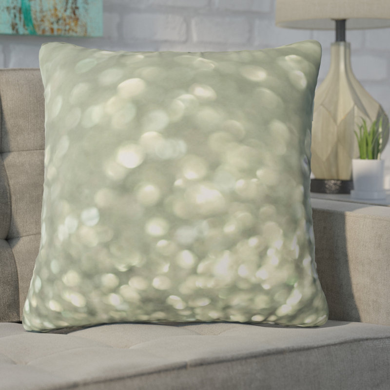 Lisa Argyropoulos Mingle Silver Screen Throw Pillow, 16" x 16"