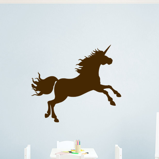 Adhésif décoratif licorne, Brun