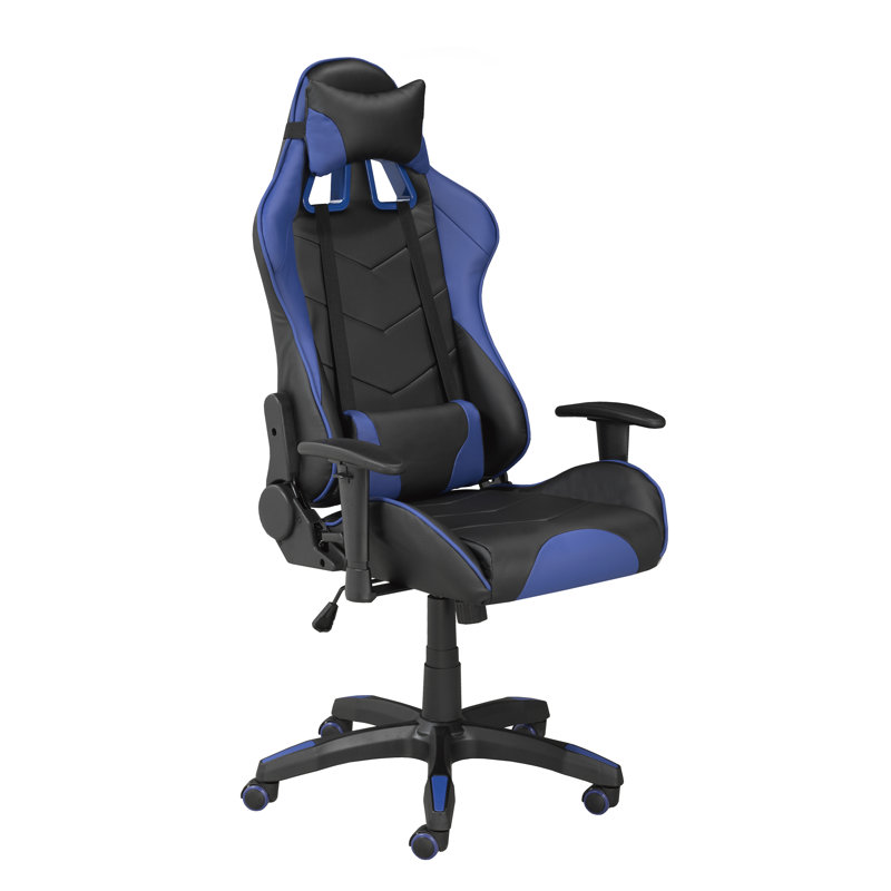 Fauteuil de jeu tilt & reincline racing, Noir / Bleu