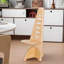 Chaise d'appoint à hauteur ajustable - Tabouret convertible pour enfants, table d'appoint et bibliothèque - Design en chêne antidérapant - Chaise de lecture à 6 niveaux en bois massif pour le salon, la chambre à coucher