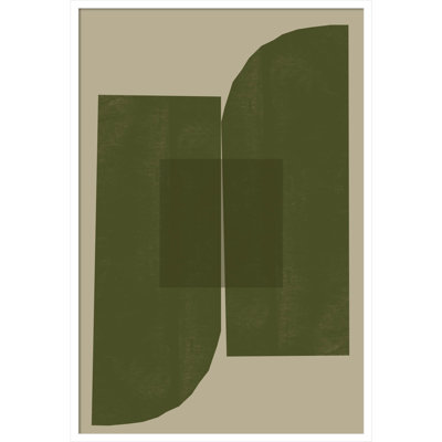 Percey "Green Composition 2" Print