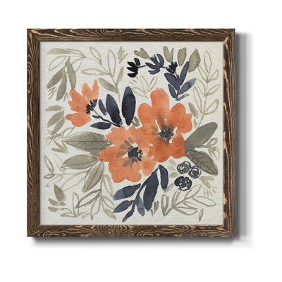 " Sienna & Paynes Flowers I "