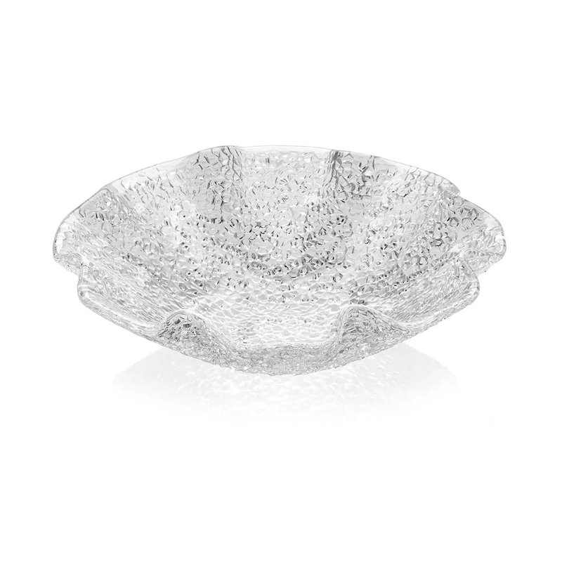 Special Bowl Cm 25 Scalloped Clear, Clear