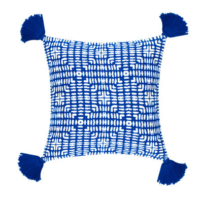 Coussin décoratif bleu Rochelle Porter Cote 20 x 20