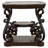 2-Shelf Glass Top End Table