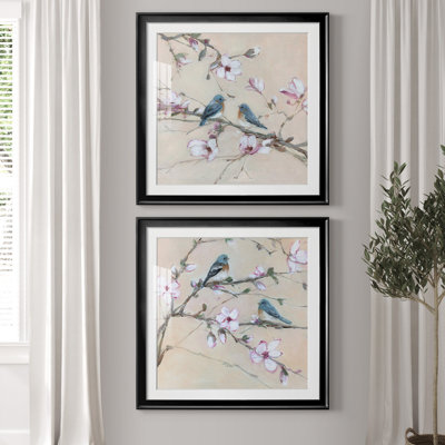 «Sweet Sounds of Summer I», ensemble de 2 reproductions d'art encadrées