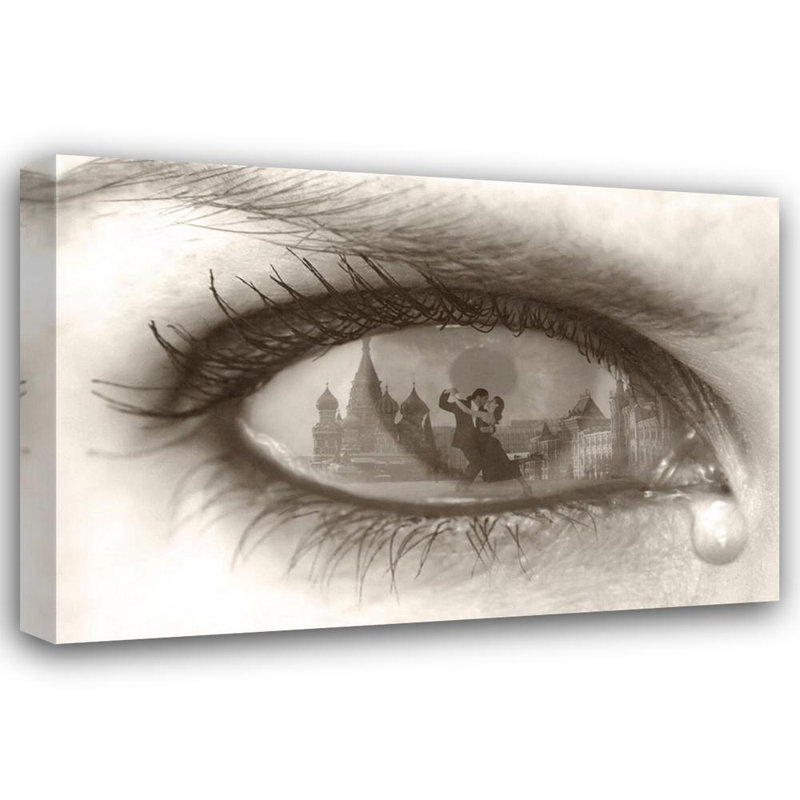 «Tearful Encounter», H 16 po x l 24 po