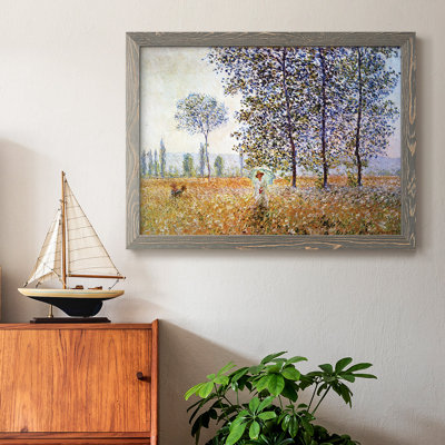 " Poplars In The Sunlight By Monet "