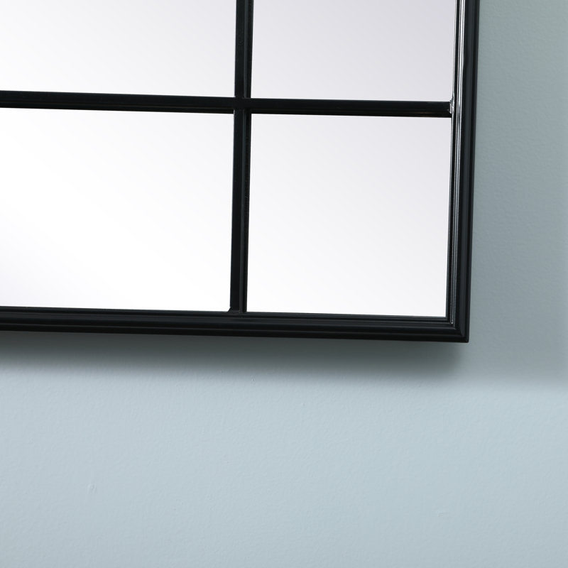 Miroir mural Chancey, Noir, H 70 po x l 30 po