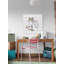 Knute Rainbow Unicorn V, impression sur bois blanc-884686918