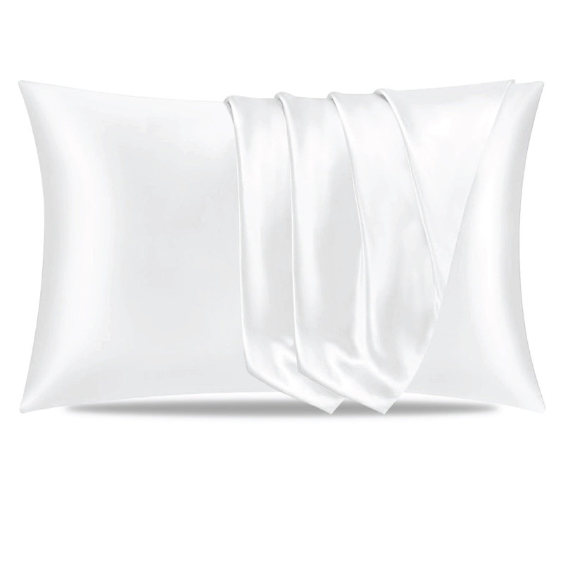 Satin Flatweave Pillowcase Case Pack, White