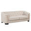 Modern 3-Piece Sofa Sets with Rubber Wood Legs,Velvet Upholstered Couches Sets-855227921