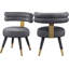 Chaise d'appoint rembourrée en velours Reimers-1441763670