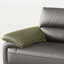 Canapé modulaire moderne en cuir véritable gris foncé-238872511-238872509