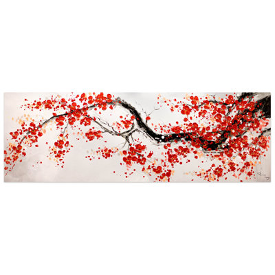 Hand -painted acrylic painting on Cherry Tree Alley
