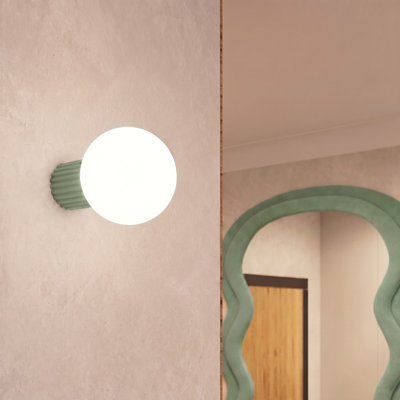 Halo Aluminium Flush Mounted Sconce